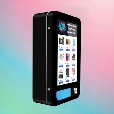 Slim wall-mounted touchscreen vending unit